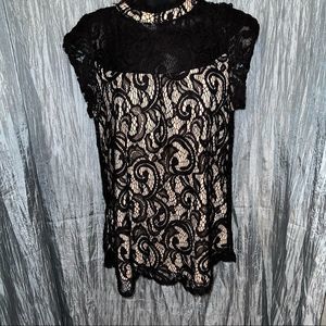 Black Lace Top